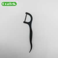 Eco Friendly Black Bamboo Charcoal Dental Floss Teeth Stick Tooth Pick Interdental Toothpick Flosser for Teeth Clean