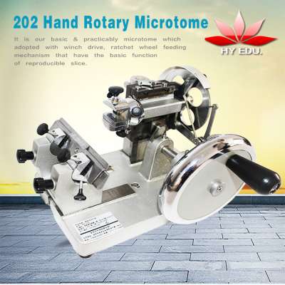 Hot selling 202 Hand Rotary Microtome for biology lab